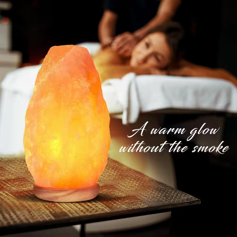 8.32 In. Ionic Natural Crystal Salt Lamp, 5-7 Lbs.