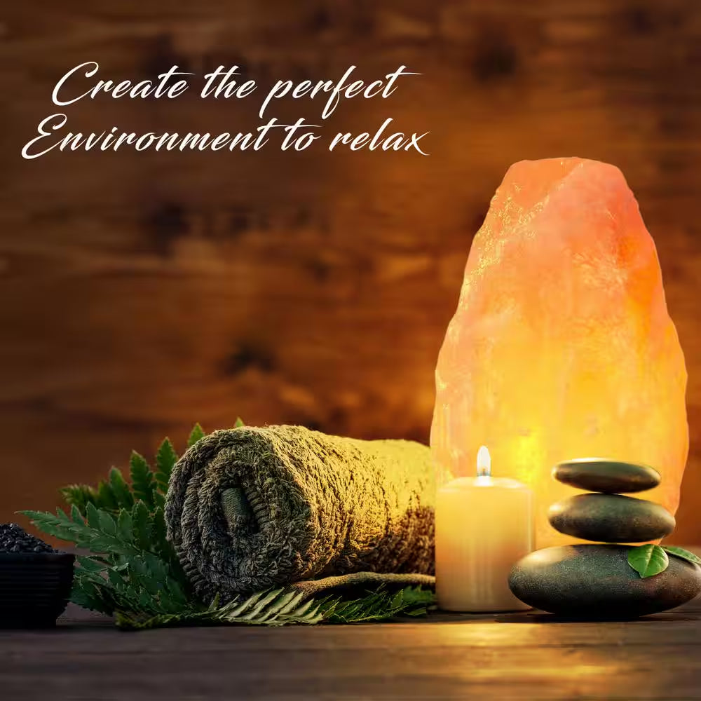 8.32 In. Ionic Natural Crystal Salt Lamp, 5-7 Lbs.