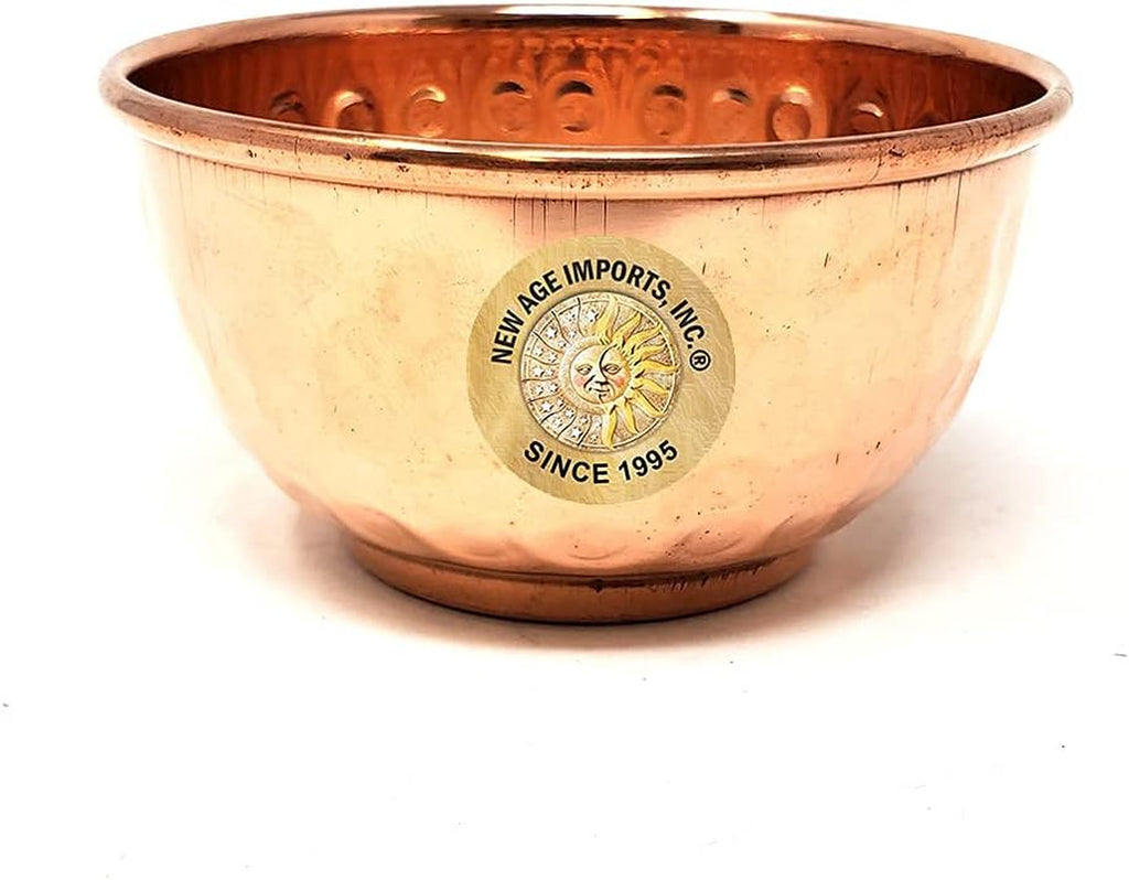 Copper Offering Bowl 3", "Great for Altar and Ritual Use, Incense Burner, Smudging and Decoration Bowl