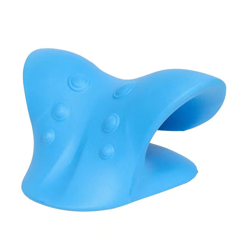 Neck Shoulder Stretcher Relaxer Cervical Chiropractic Traction Device Massage Pillow for Pain Relief Cervical Spine Alignment