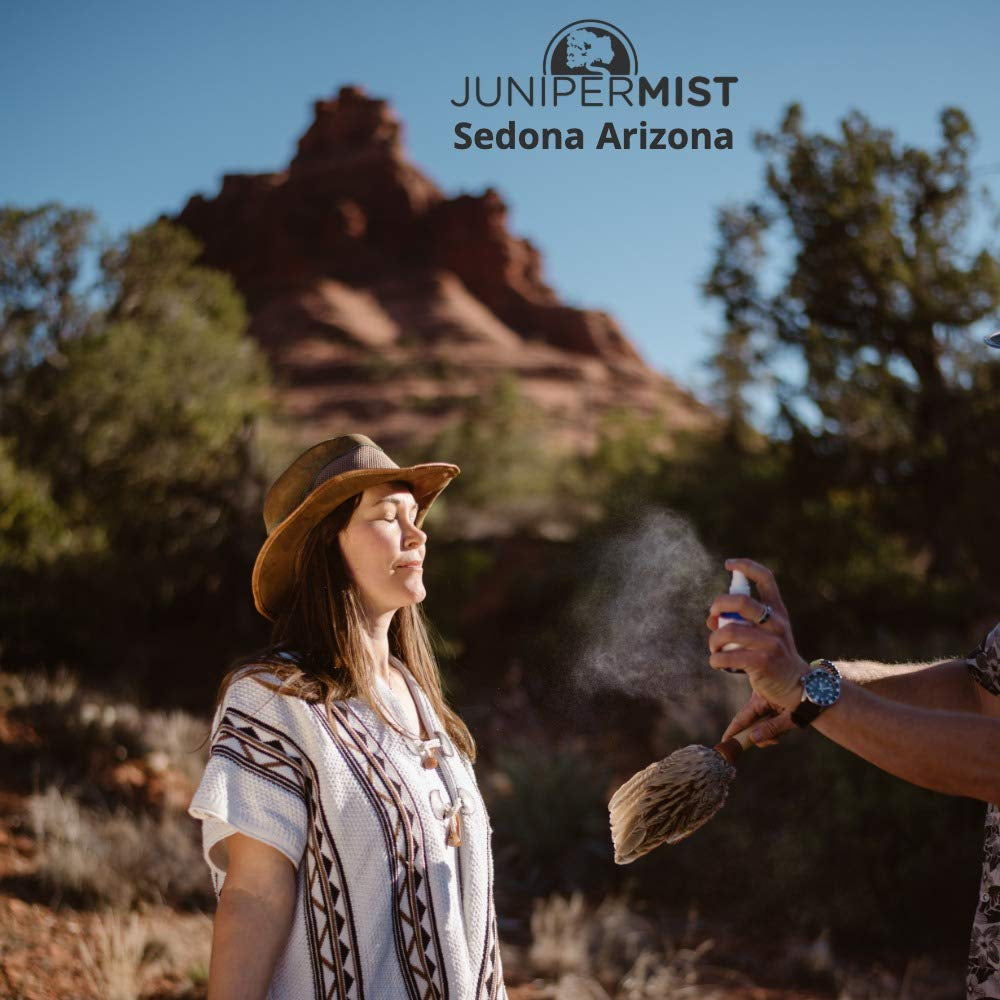 Palo Santo and Sage Smudge Spray (4Oz) Grounding & Clarity - Cleansing Energy & Aura – Sage Spray for Smudging & Negative Energy – Smokeless Mist for Home & Meditation – Crystal Infused, USA Made