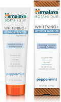 Botanique Whitening + Hydroxyapatite Toothpaste, Peppermint Flavor, Nano Hydroxyapatite, 4 Oz