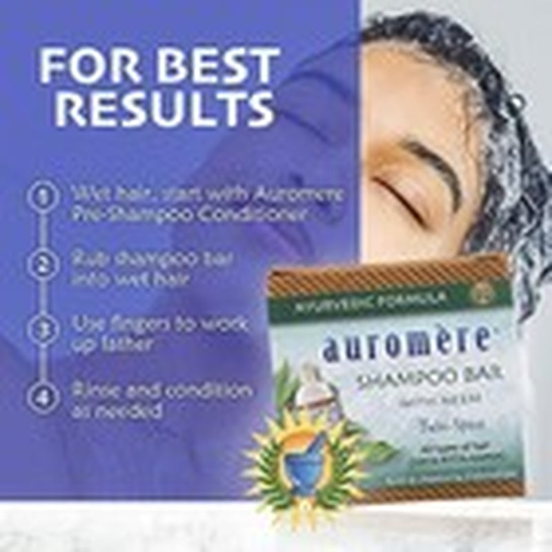 Eco Friendly All in One Neem Shampoo Bar 5 Pack Vegan Cruelty Free Travel Size